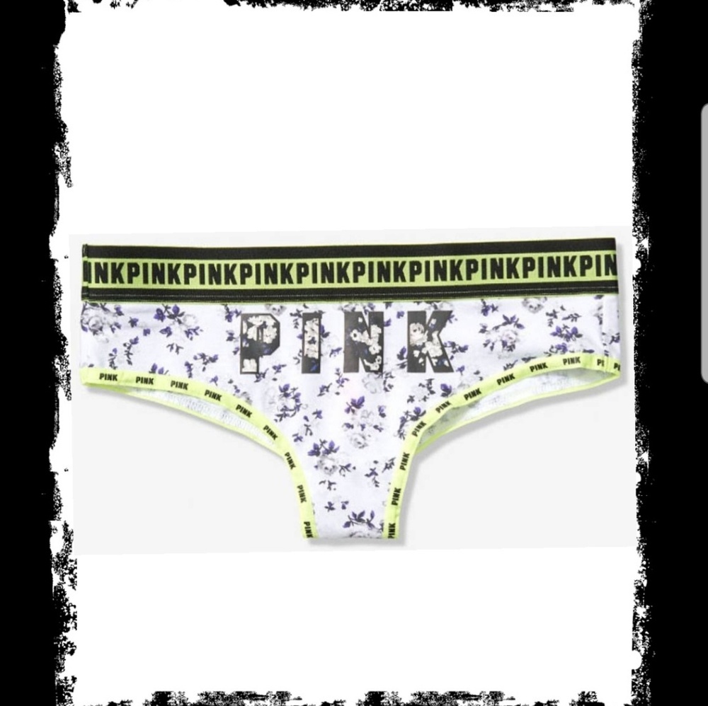 Pink by VS Logo Waist Cheekster Panties